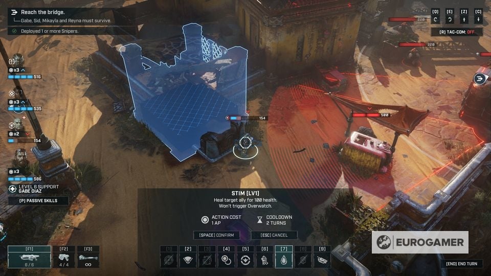 Gears Tactics best skills and build for Support